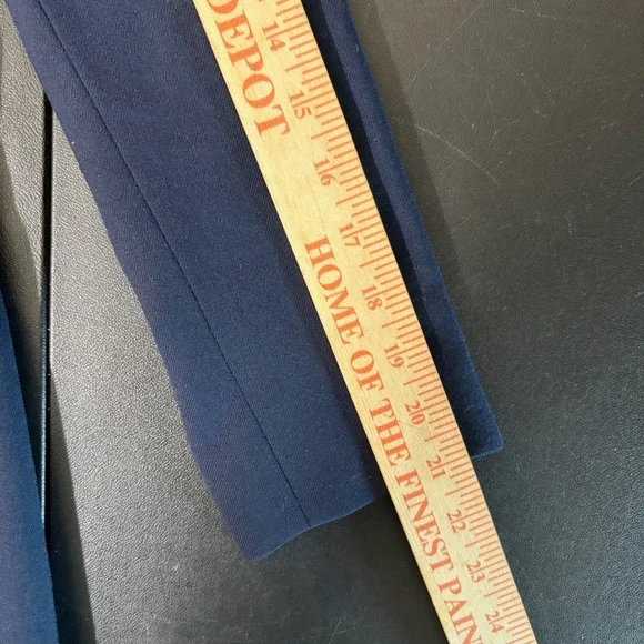 Talbot Double Breasted Blazer Womens 2P Wool Navy Gold Crest Buttons Academia - Picture 14 of 16